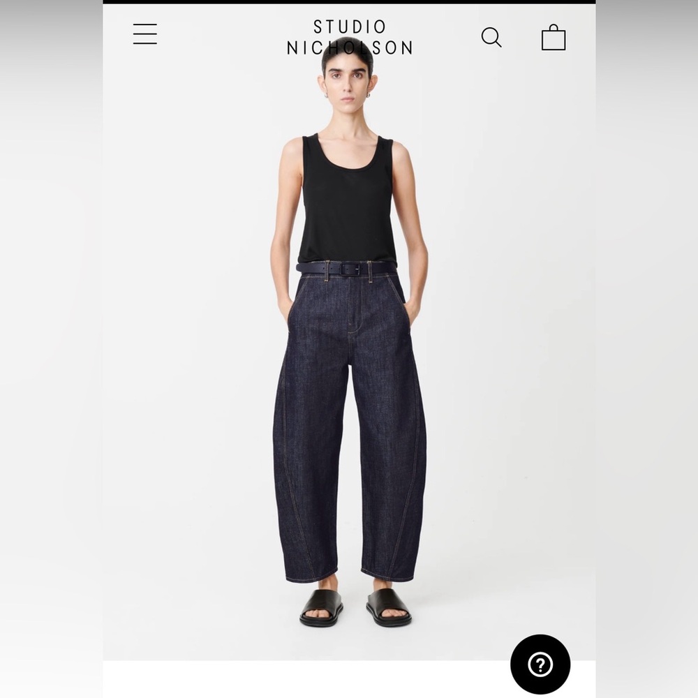 Studio Nicholson Akerman jeans in Indigo UK 10 NWOT size 6
